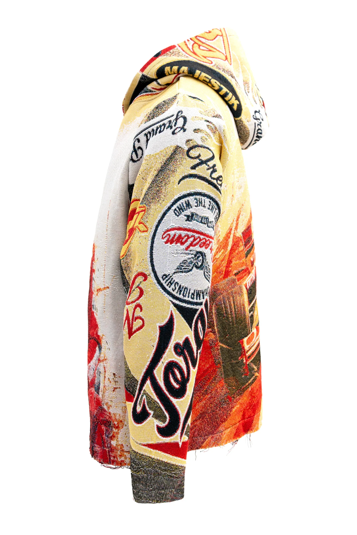 Men's Premium F1 Racer Tapestry Jacquard Long Sleeve Hoodie - Image 3