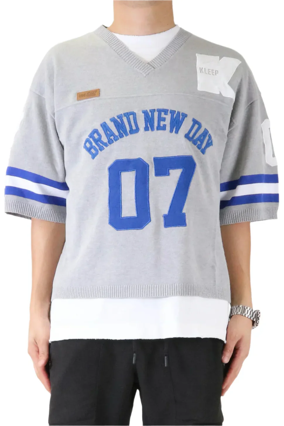 Men's Premium Light Sweater Crop Top - Image 3