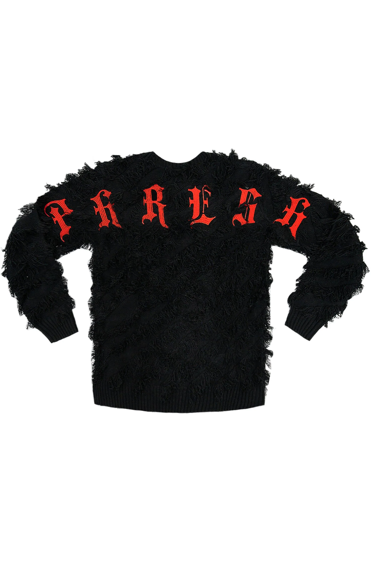 Thread Fringe Embroidered Sweater - Image 10