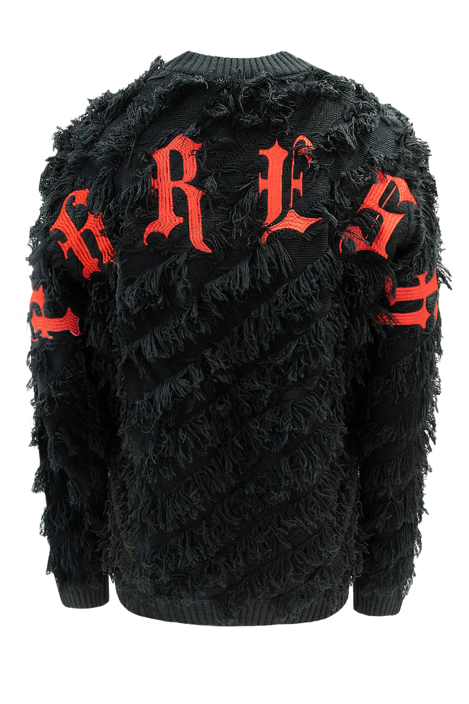 Thread Fringe Embroidered Sweater - Image 8
