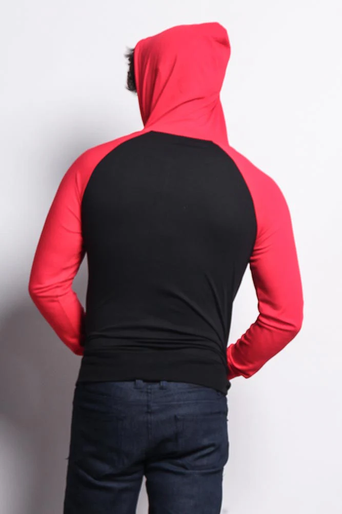 Men's Raglan Light Weight Zip Down Hoodie - Image 21