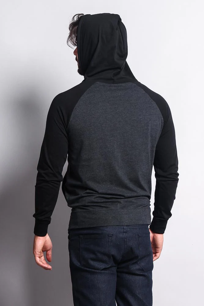 Men's Raglan Light Weight Zip Down Hoodie - Image 28