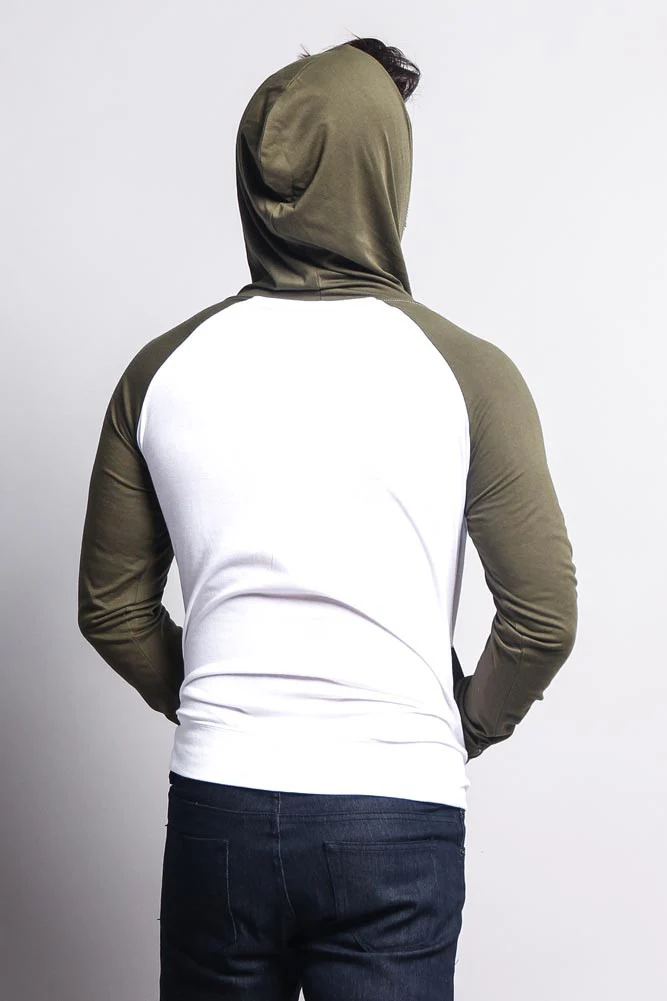 Men's Raglan Light Weight Zip Down Hoodie - Image 55