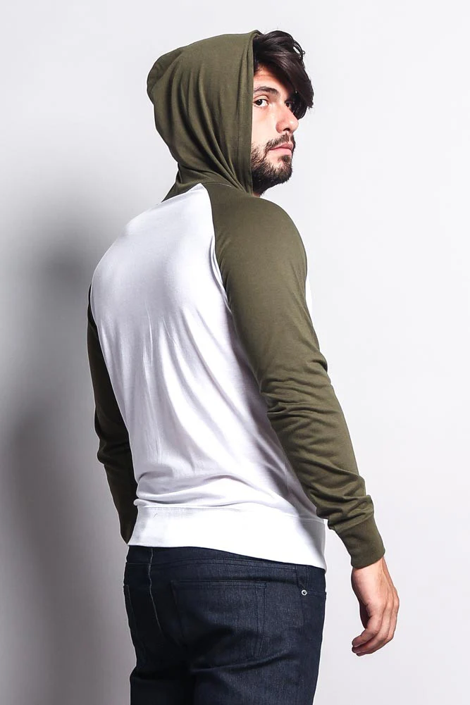 Men's Raglan Light Weight Zip Down Hoodie - Image 56