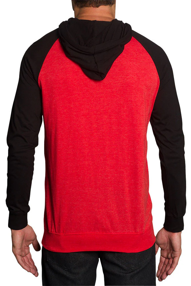 Men's Raglan Light Weight Zip Down Hoodie - Image 74