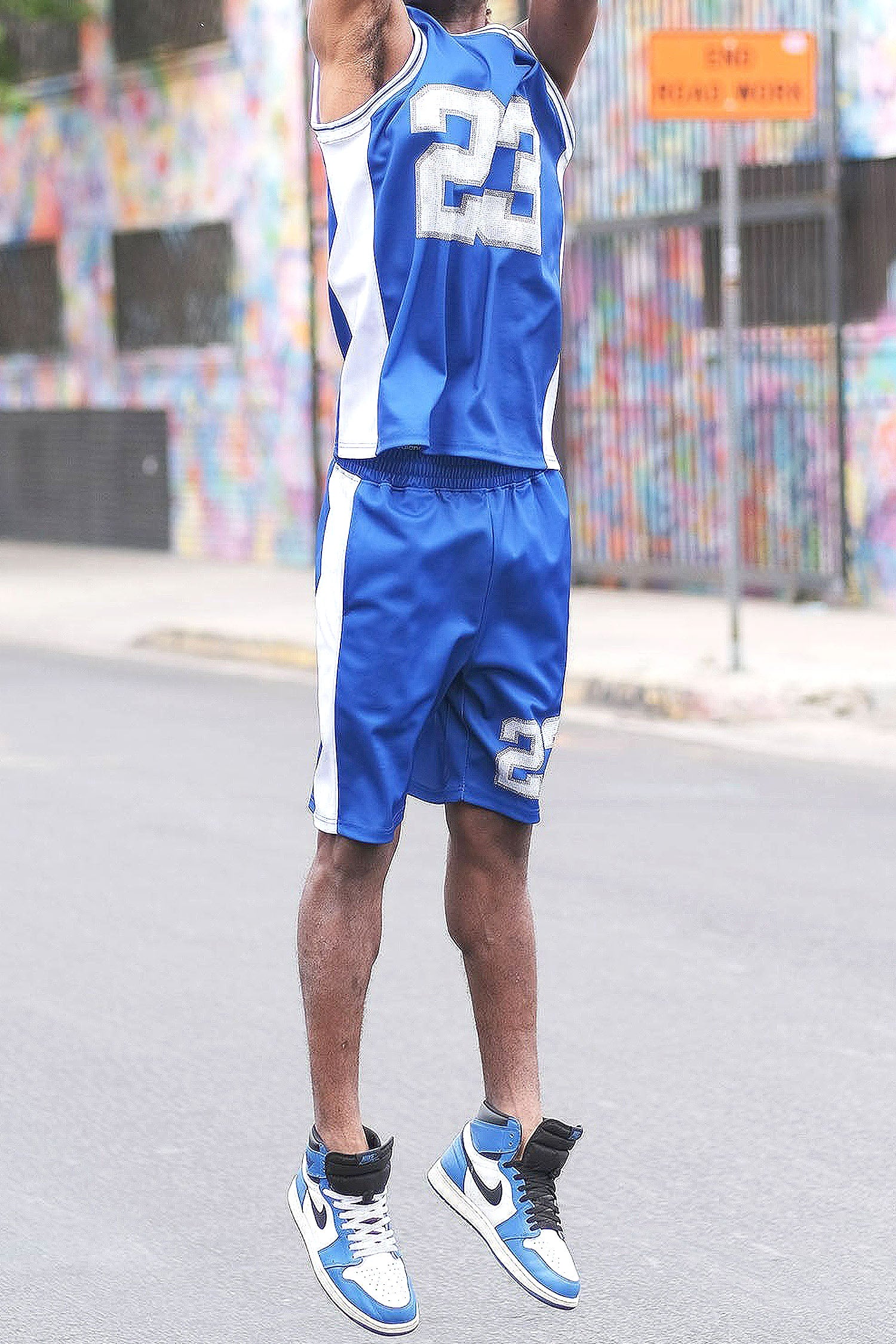 Men's Rhinestoned "23" Basketball Sets - Image 28