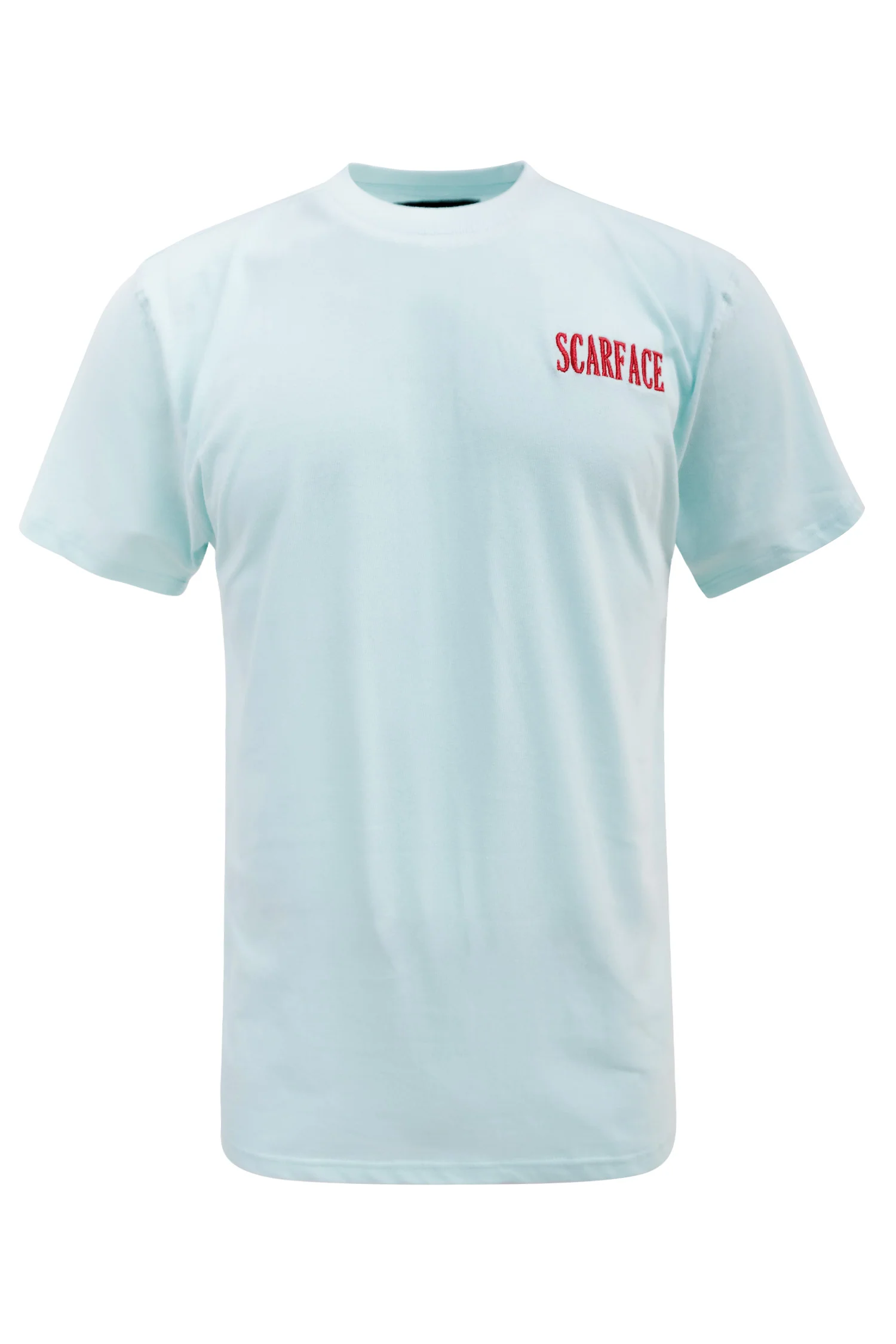 Men's Scarface Chest Embroidery Graphic T-Shirt