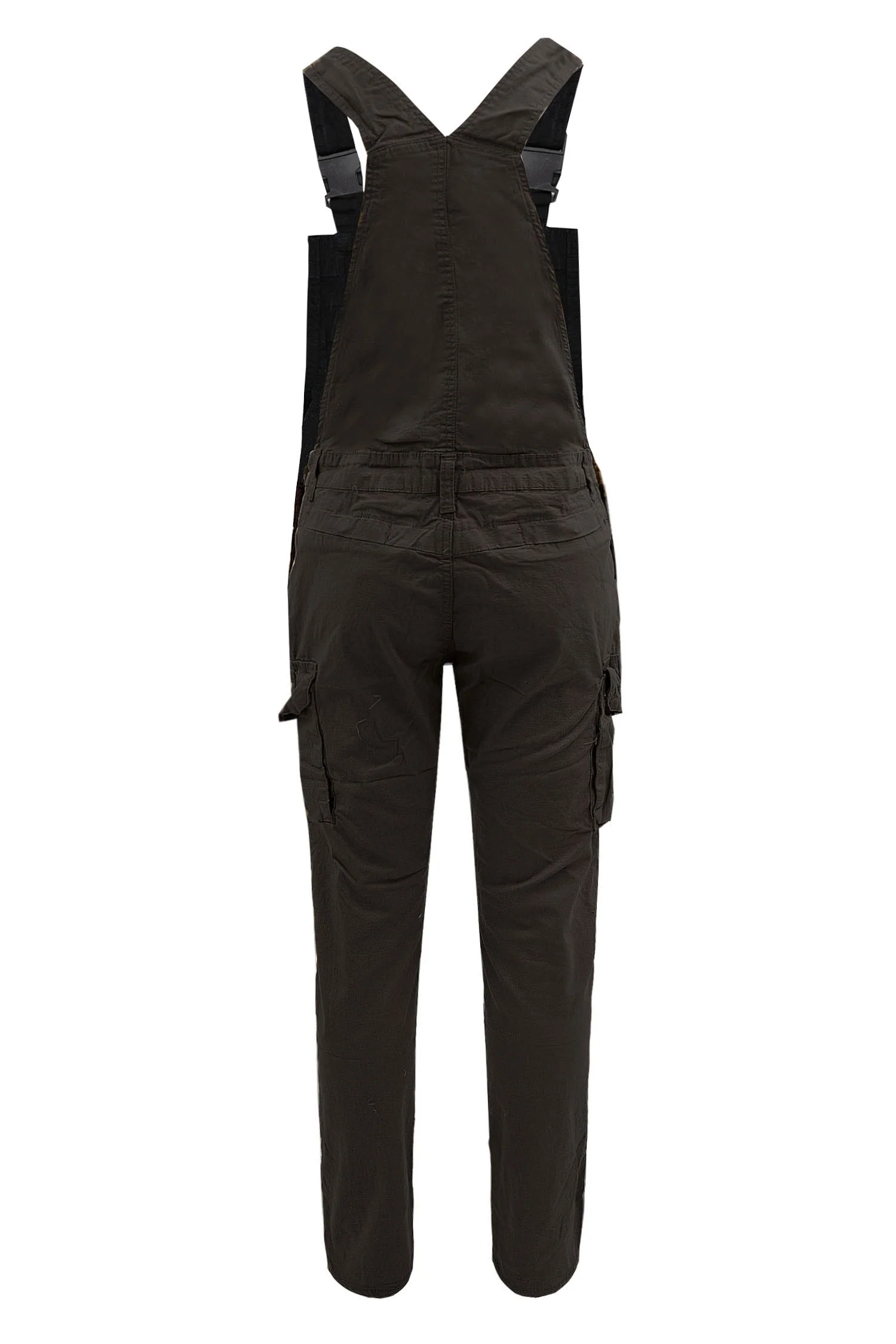 Men's Side Button Opening Cargo Pockets Overalls - Image 12