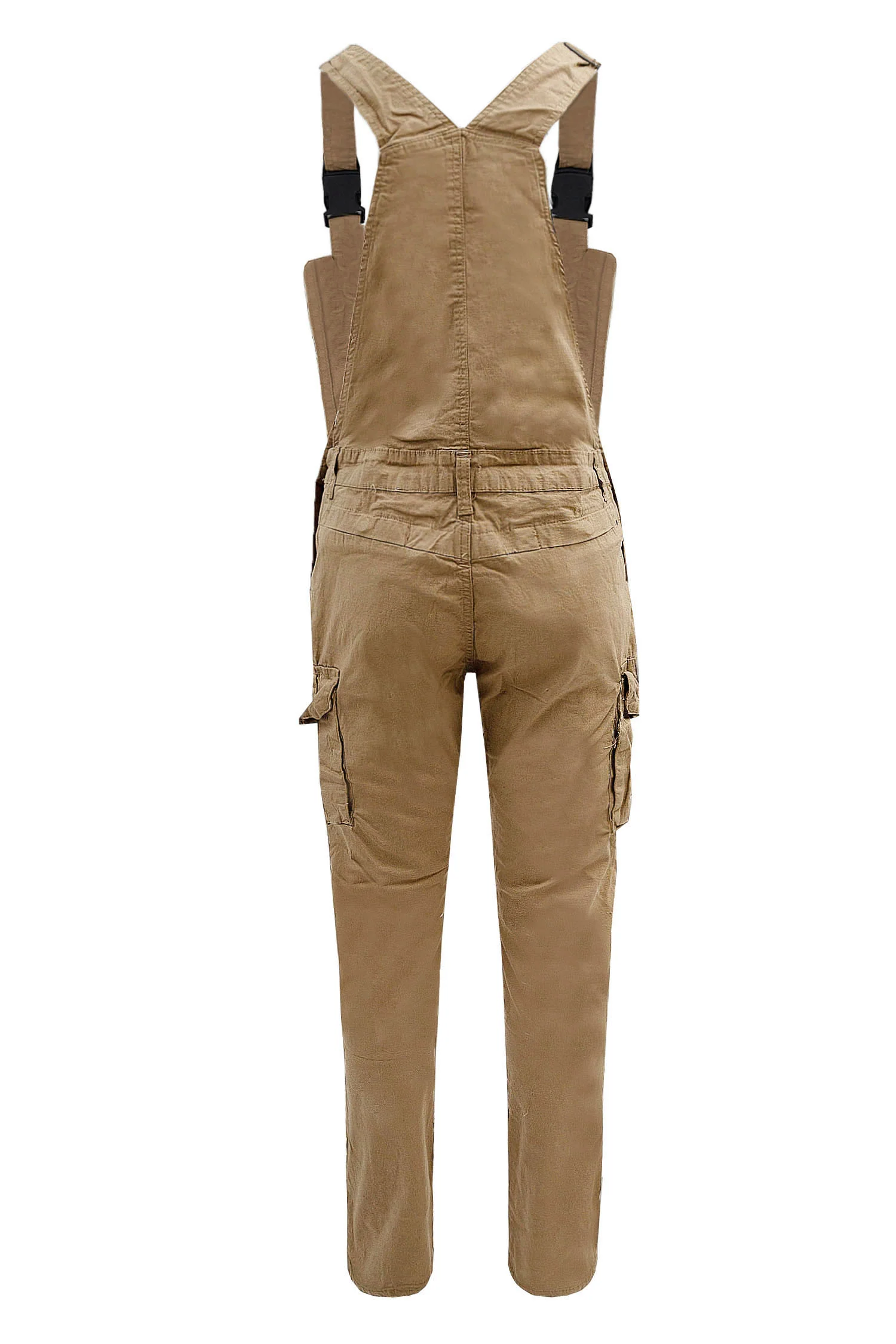 Men's Side Button Opening Cargo Pockets Overalls - Image 6