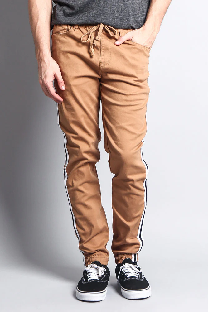 Men's Side Striped Band Joggers - Image 16