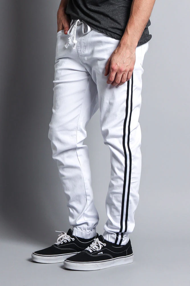 Men's Side Striped Band Joggers - Image 22