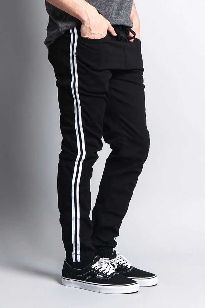 Men's Side Striped Band Joggers - Image 5