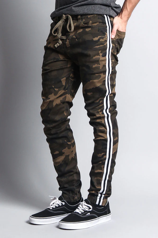 Men's Side Striped Band Joggers - Image 8