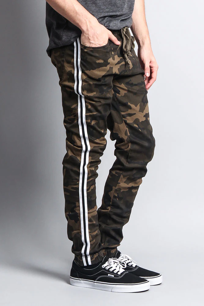 Men's Side Striped Band Joggers - Image 9