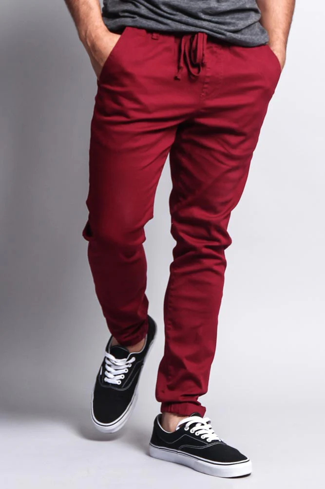 Men's Slant-Pocket Skinny Joggers - Image 11
