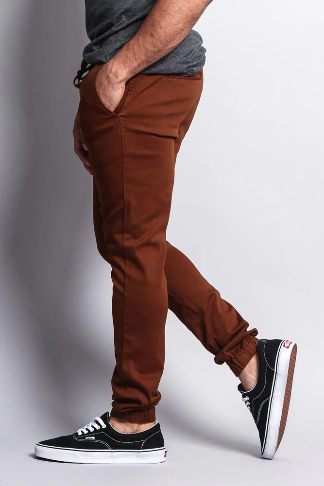 Men's Slant-Pocket Skinny Joggers - Image 18