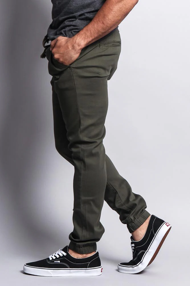 Men's Slant-Pocket Skinny Joggers - Image 22