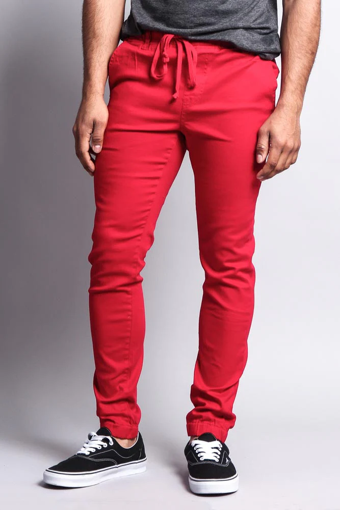 Men's Slant-Pocket Skinny Joggers - Image 26