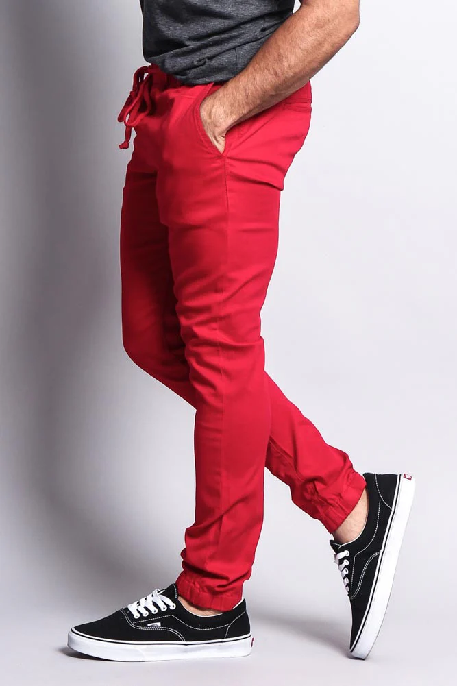 Men's Slant-Pocket Skinny Joggers - Image 27