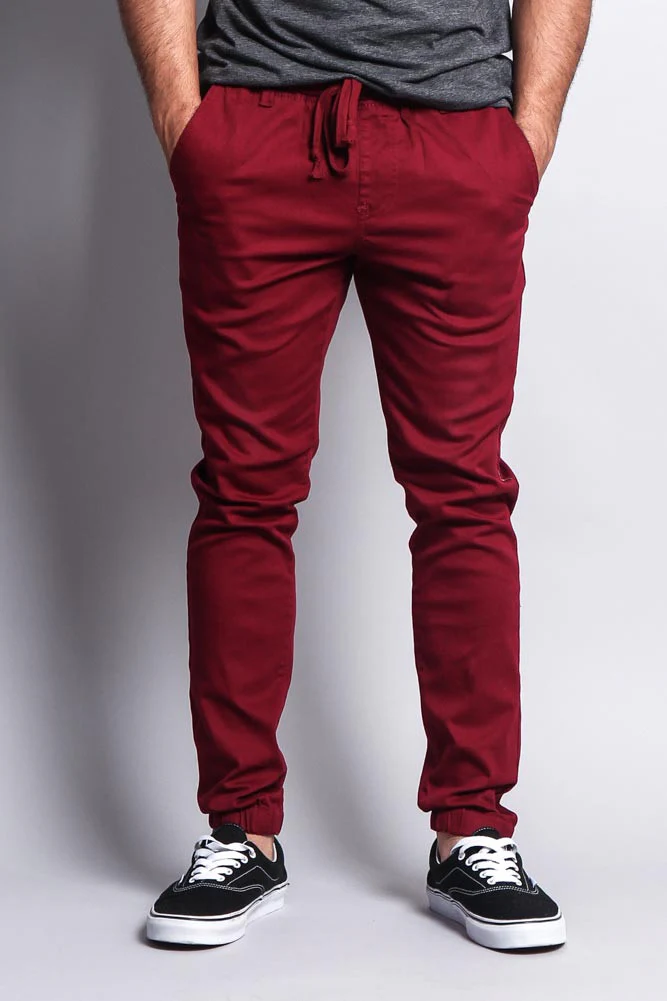 Men's Slant-Pocket Skinny Joggers - Image 3
