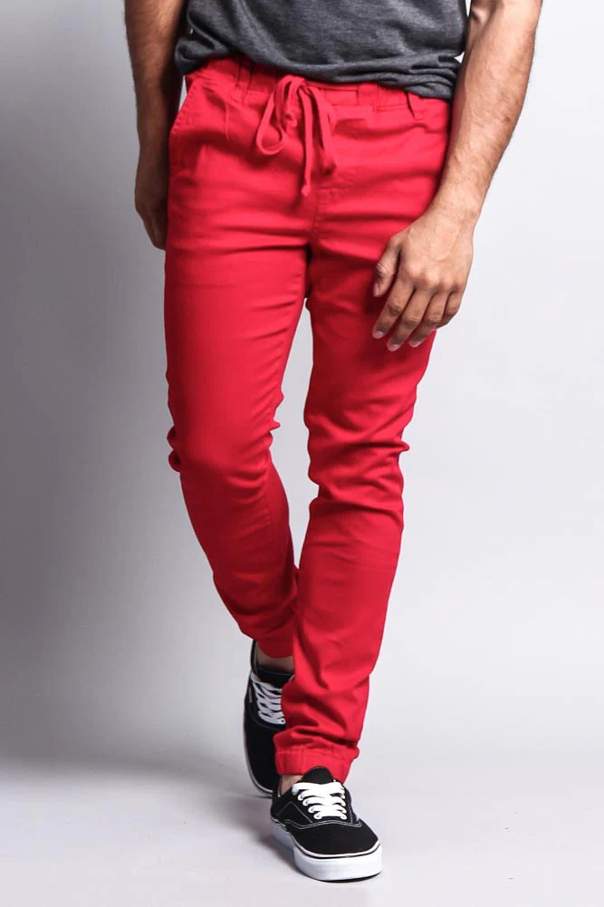 Men's Slant-Pocket Skinny Joggers - Image 30