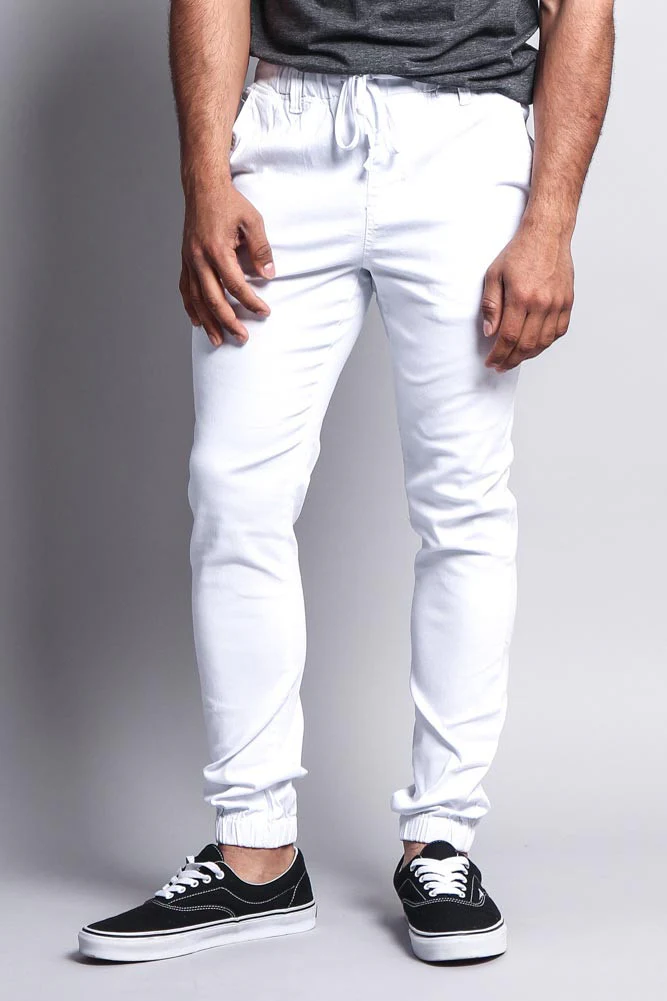 Men's Slant-Pocket Skinny Joggers - Image 36