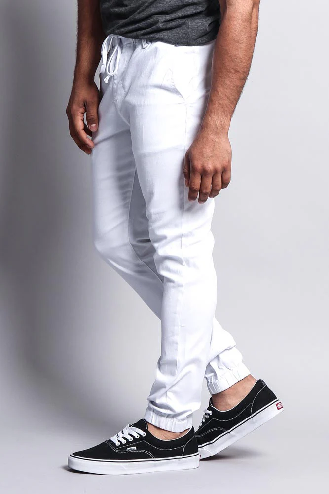 Men's Slant-Pocket Skinny Joggers - Image 37