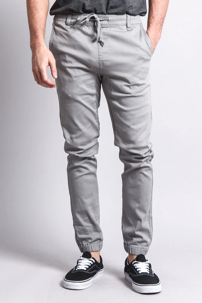 Men's Slant-Pocket Skinny Joggers - Image 41