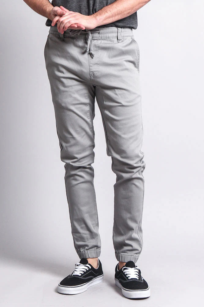 Men's Slant-Pocket Skinny Joggers - Image 45