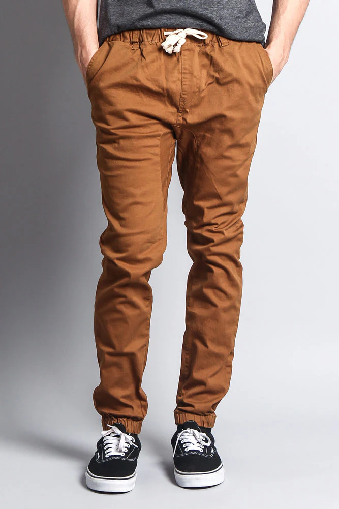 Men's Slant-Pocket Skinny Joggers - Image 46