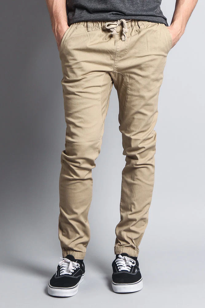 Men's Slant-Pocket Skinny Joggers - Image 51
