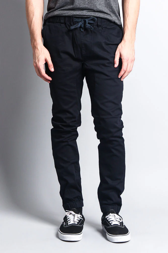Men's Slant-Pocket Skinny Joggers - Image 56