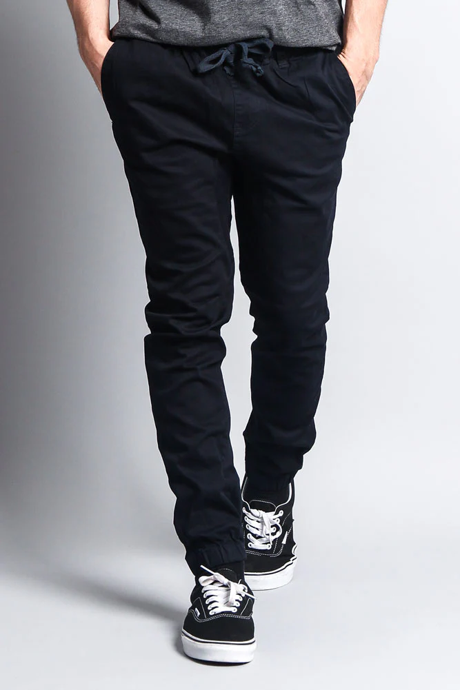 Men's Slant-Pocket Skinny Joggers - Image 60