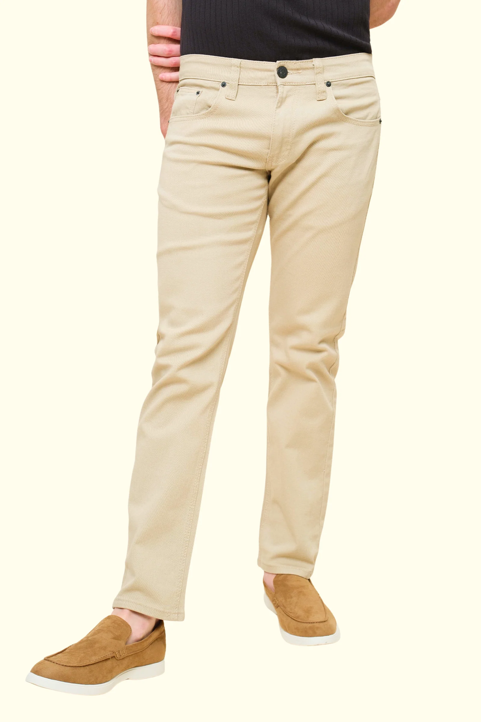 Men's Slim Fit Colored Jeans - Image 17