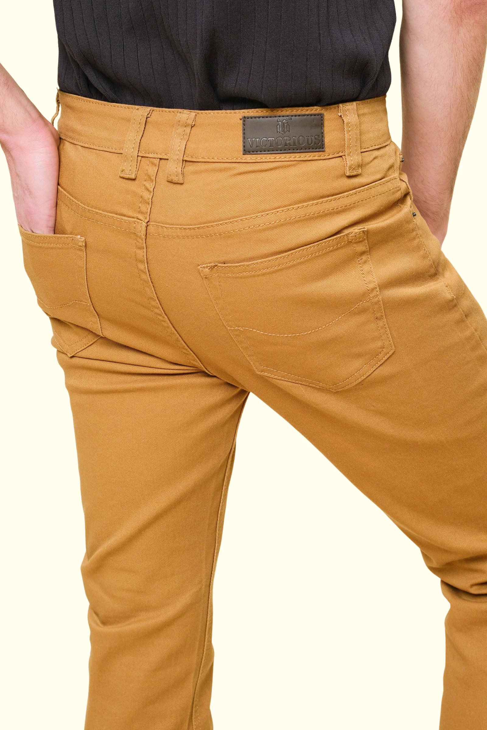 Men's Slim Fit Colored Jeans - Image 28
