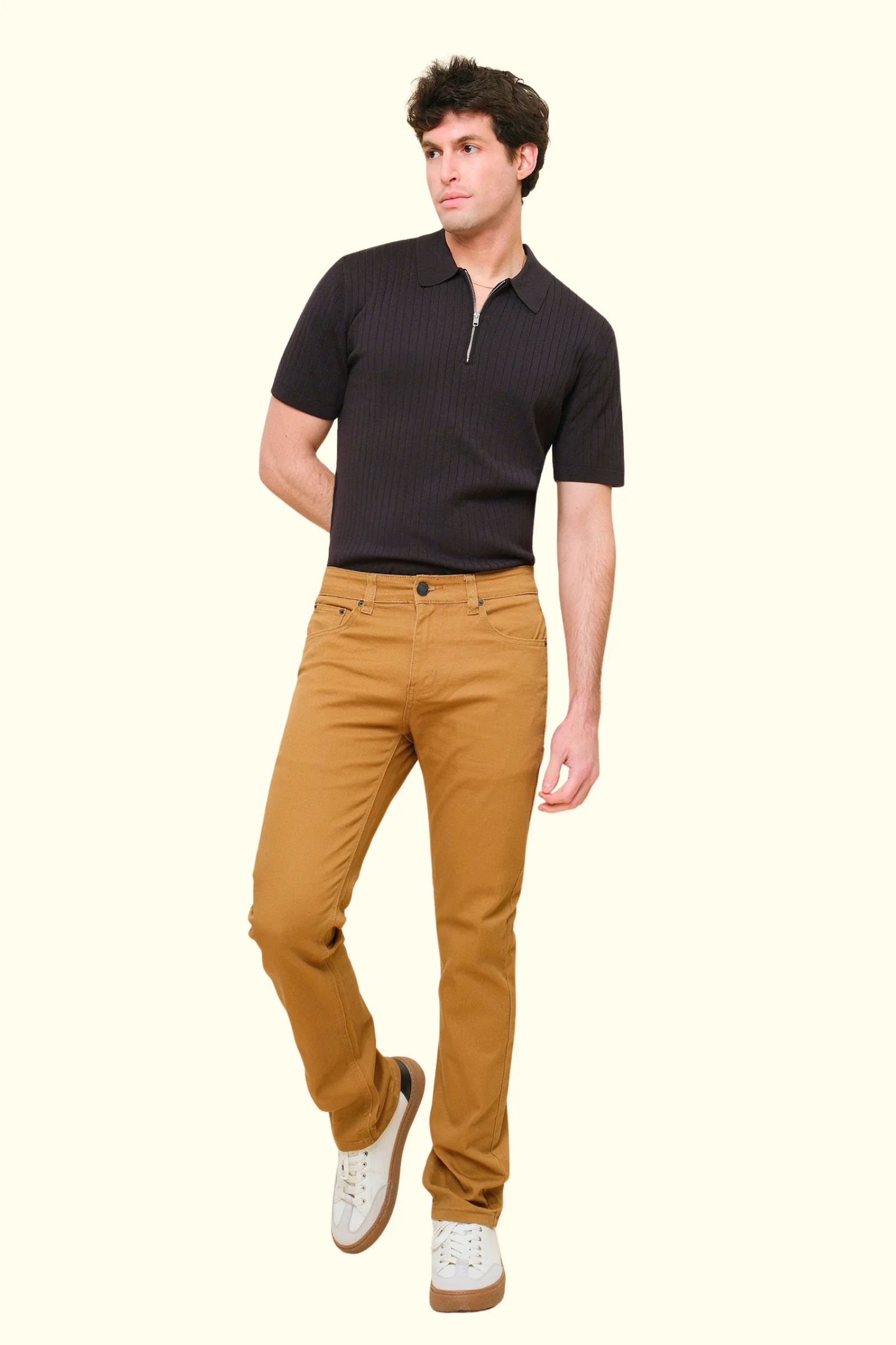 Men's Slim Fit Colored Jeans - Image 29