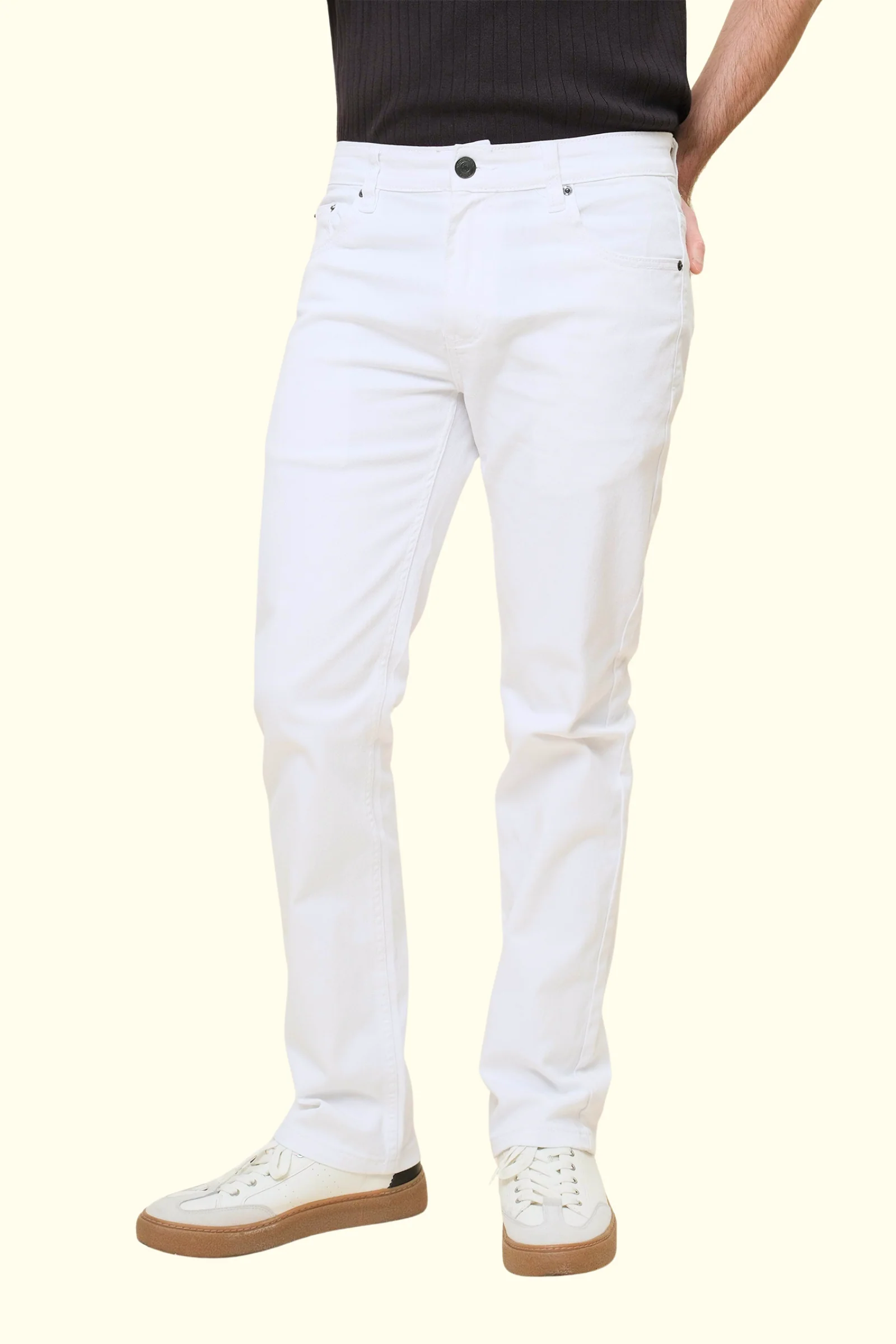 Men's Slim Fit Colored Jeans - Image 8