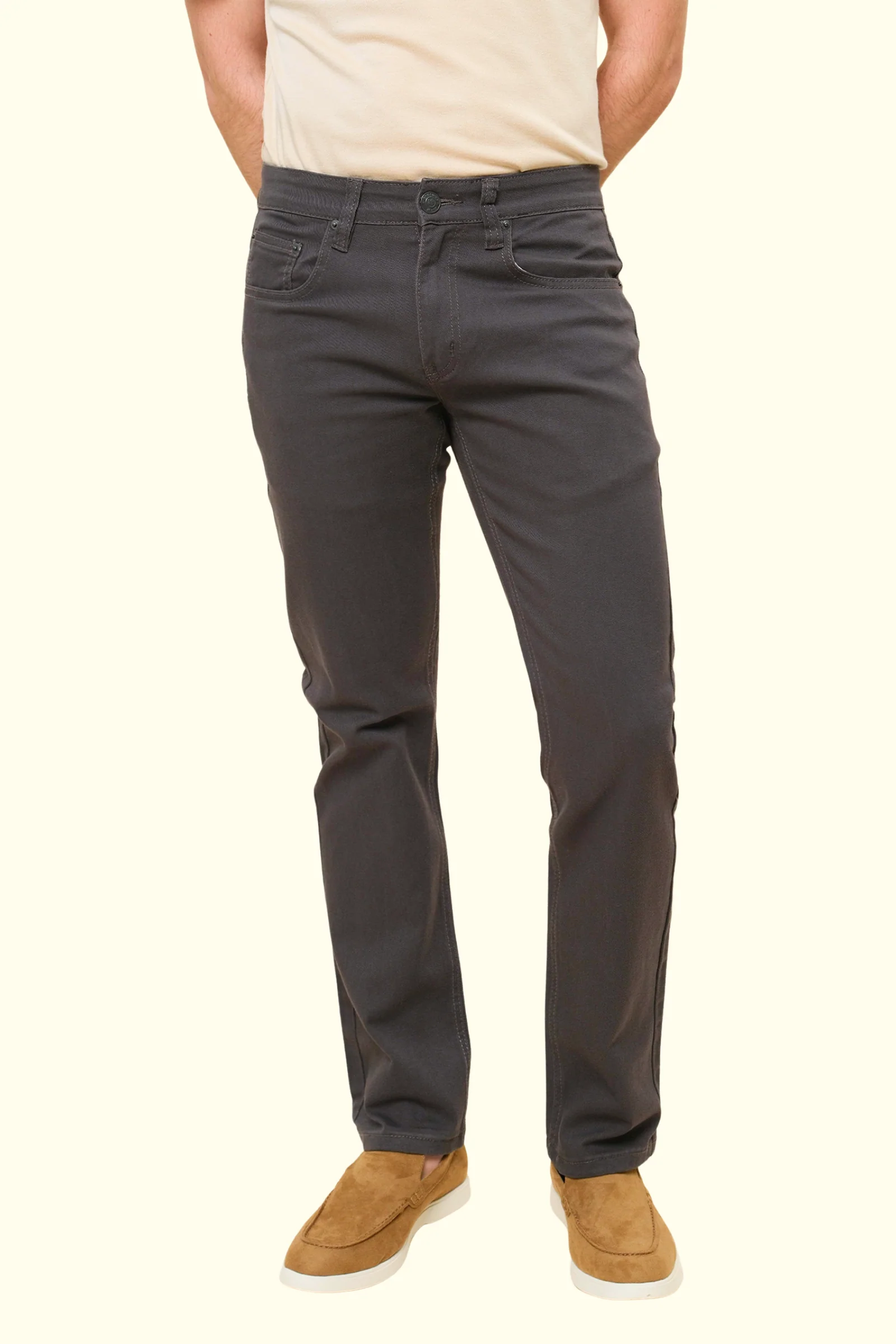 Slim Fit Colored Jeans - Image 3