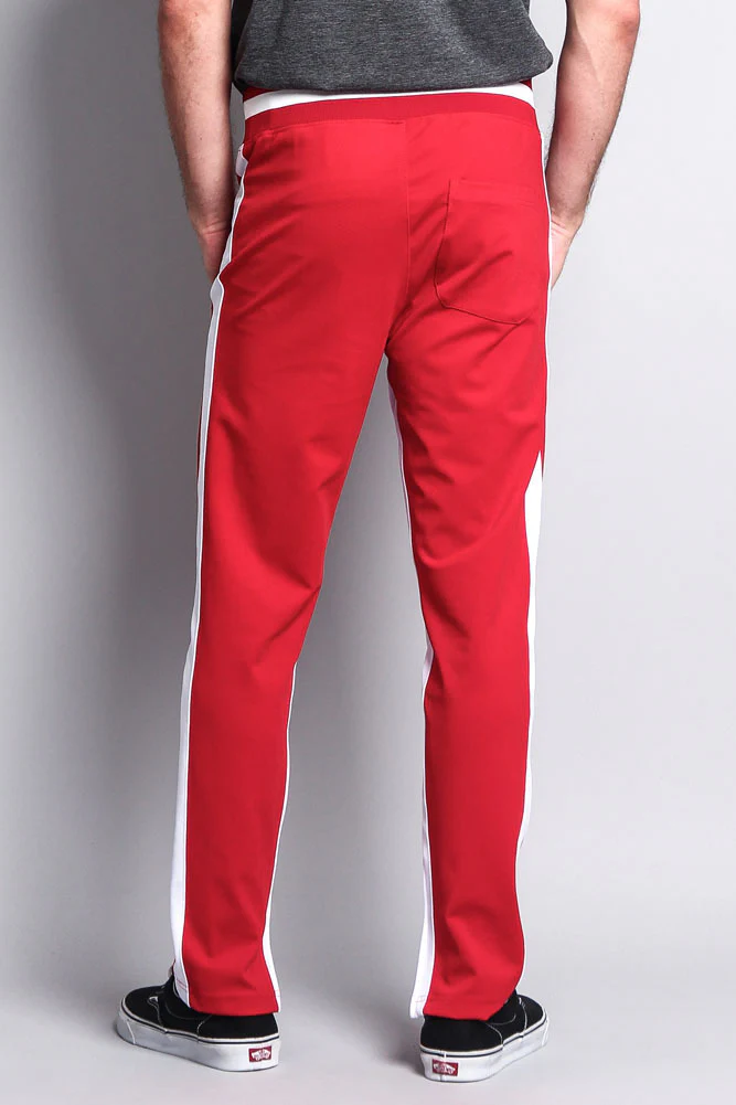 Men's Slim Fit Dual Stripe Track Pants - Image 27