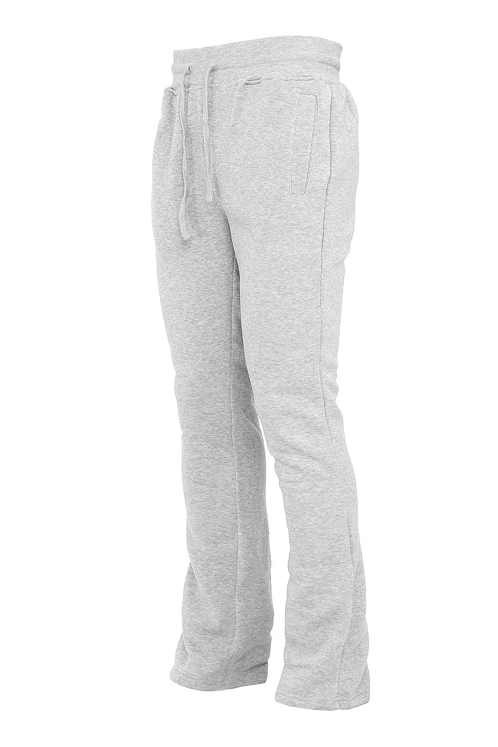 Men's Essential Slim Fit Flared Fleece Stacked Sweatpants - Image 2