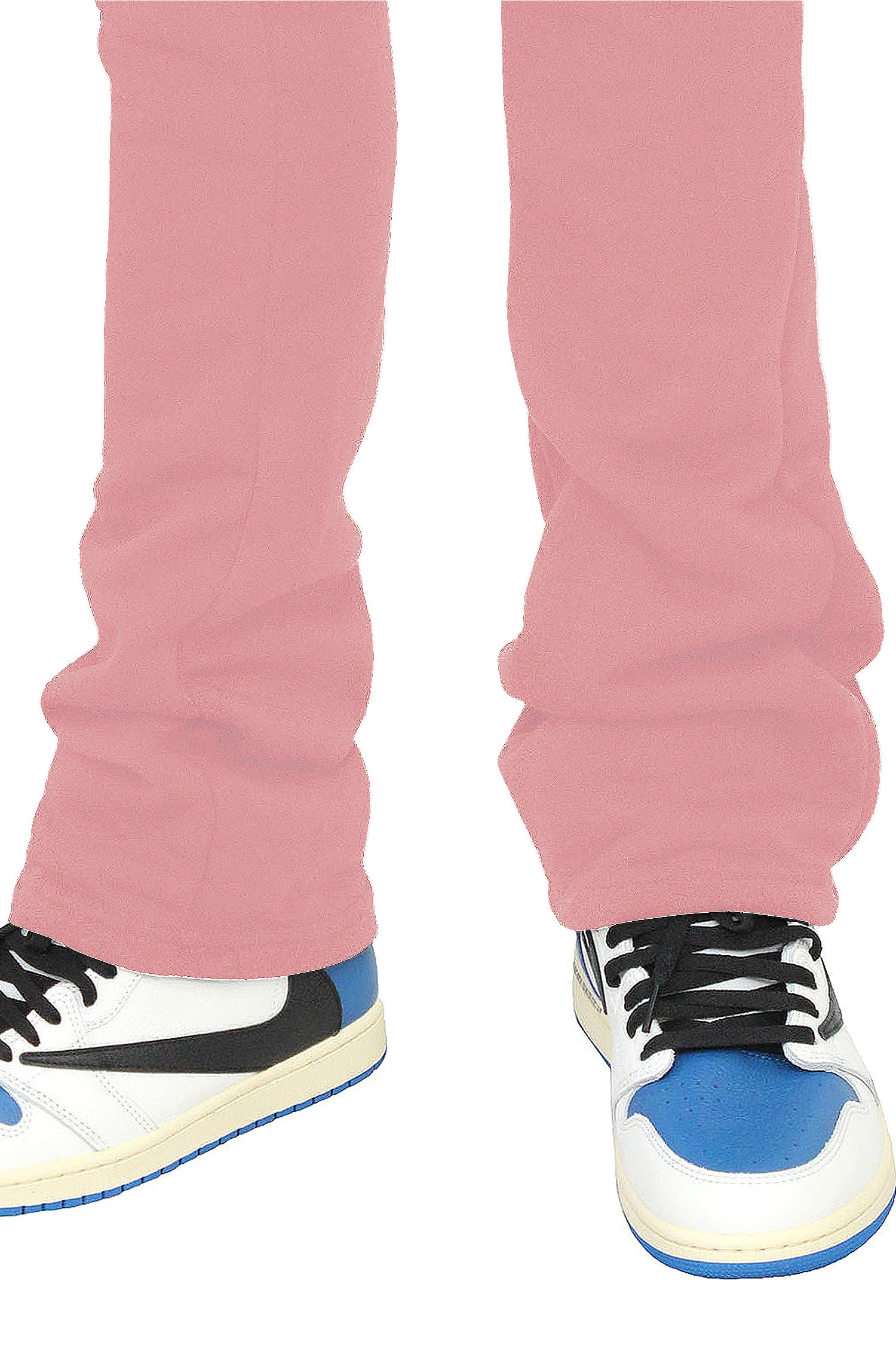 Men's Essential Slim Fit Flared Fleece Stacked Sweatpants - Image 24