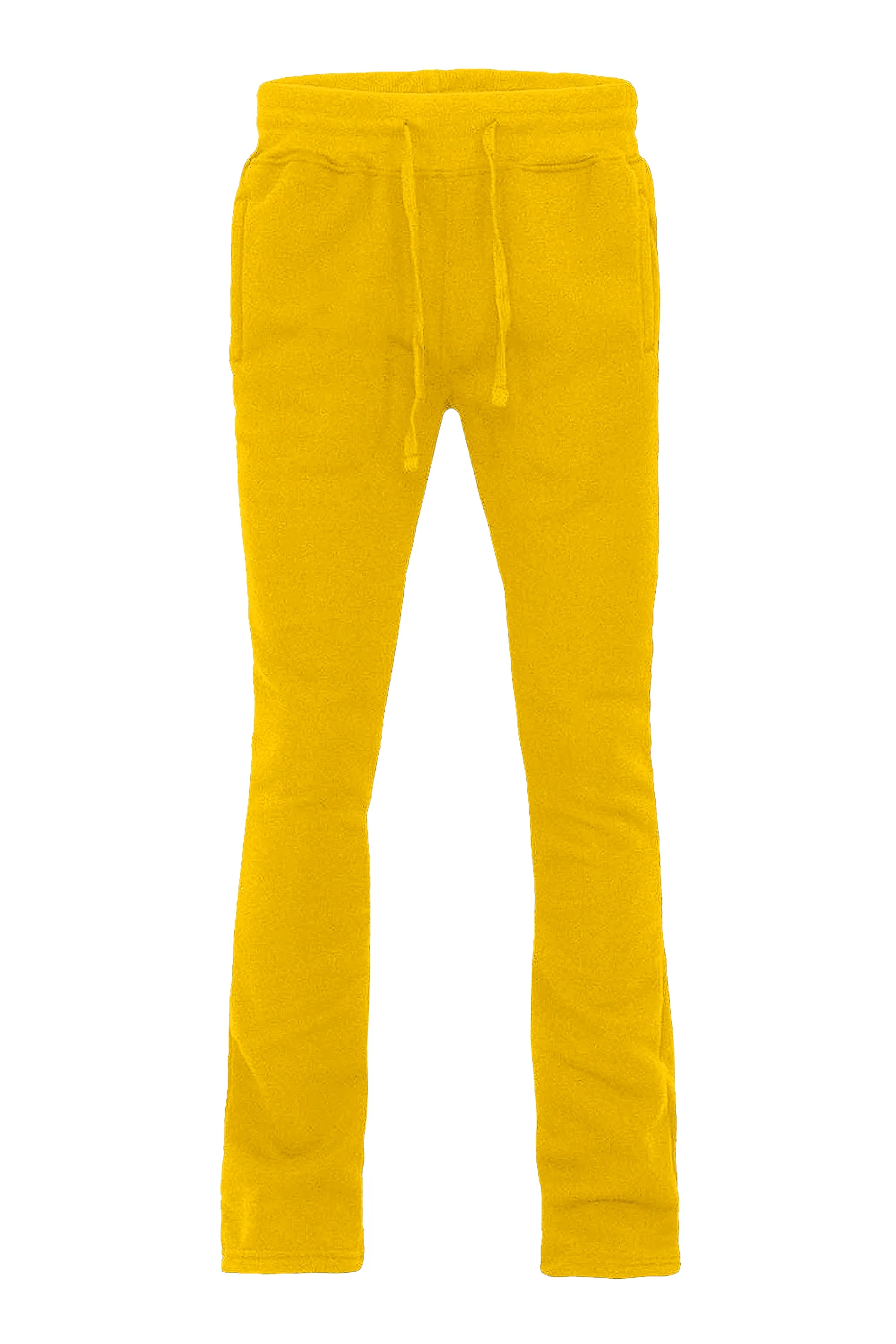 Men's Essential Slim Fit Flared Fleece Stacked Sweatpants - Image 25