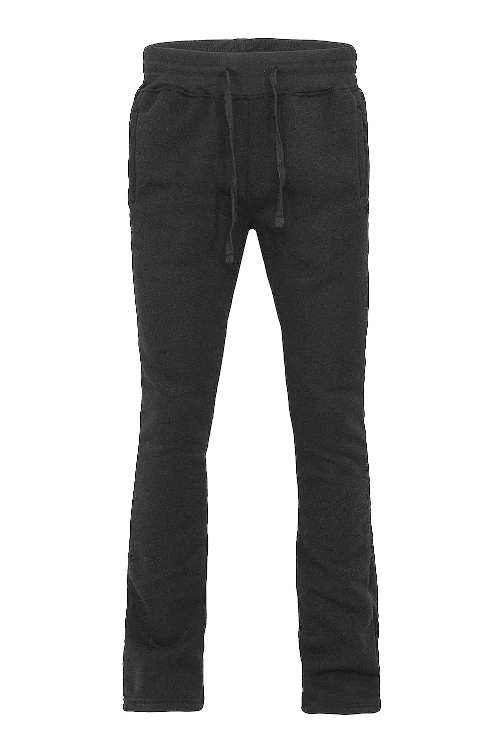 Men's Essential Slim Fit Flared Fleece Stacked Sweatpants - Image 5