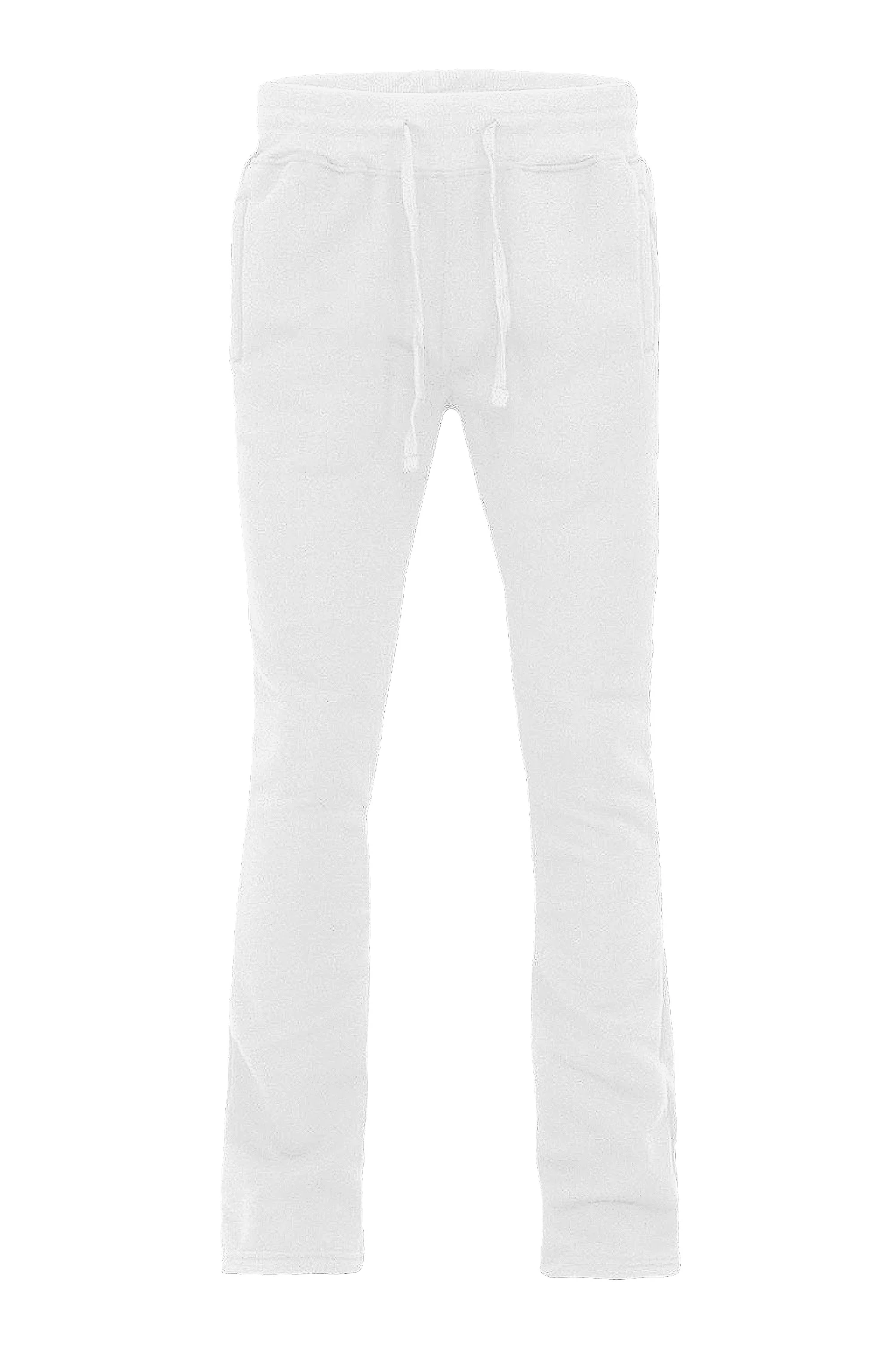 Men's Essential Slim Fit Flared Fleece Stacked Sweatpants - Image 9