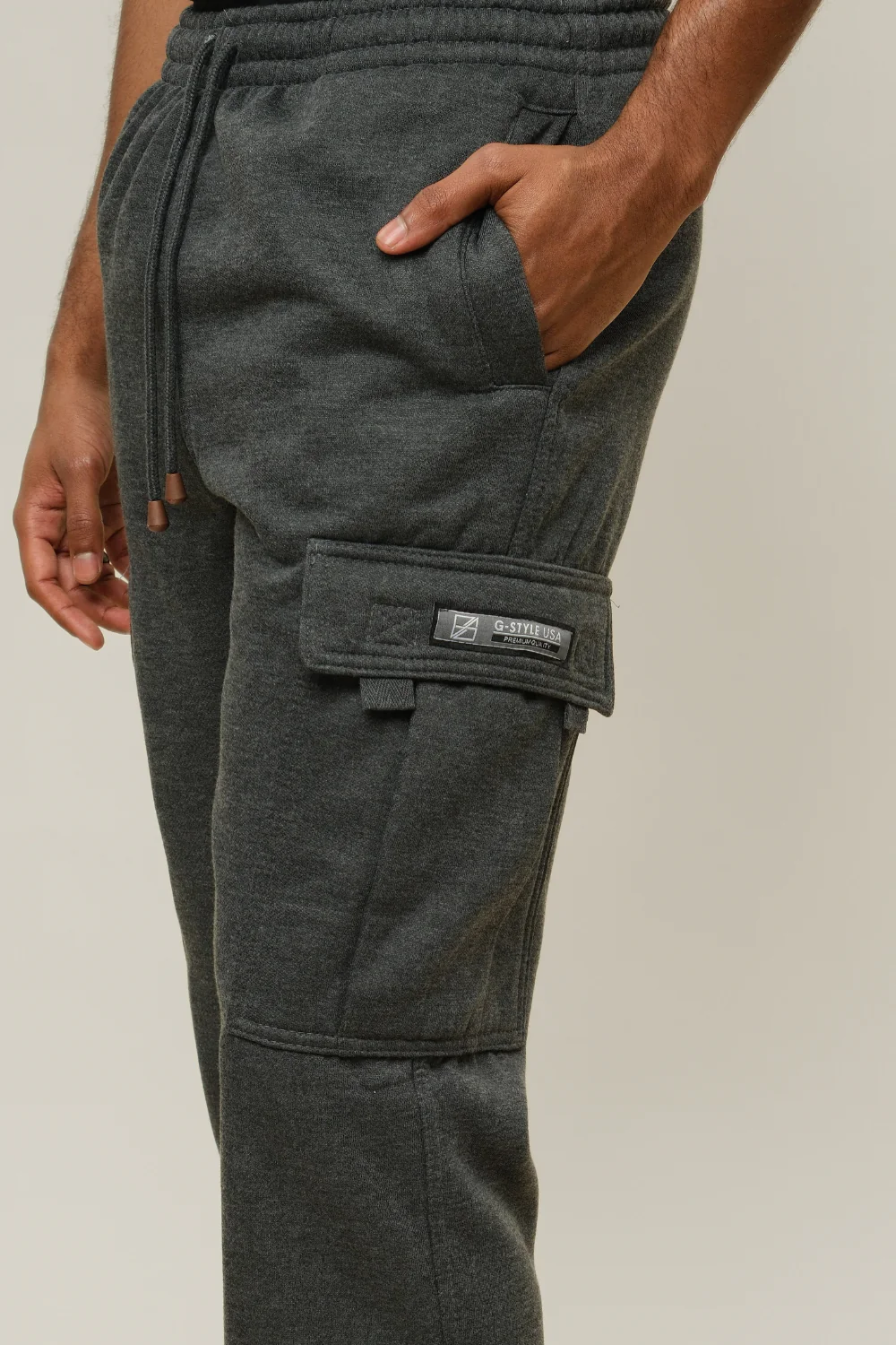 Fleece Heavyweight Cargo Sweat Pants - Image 14