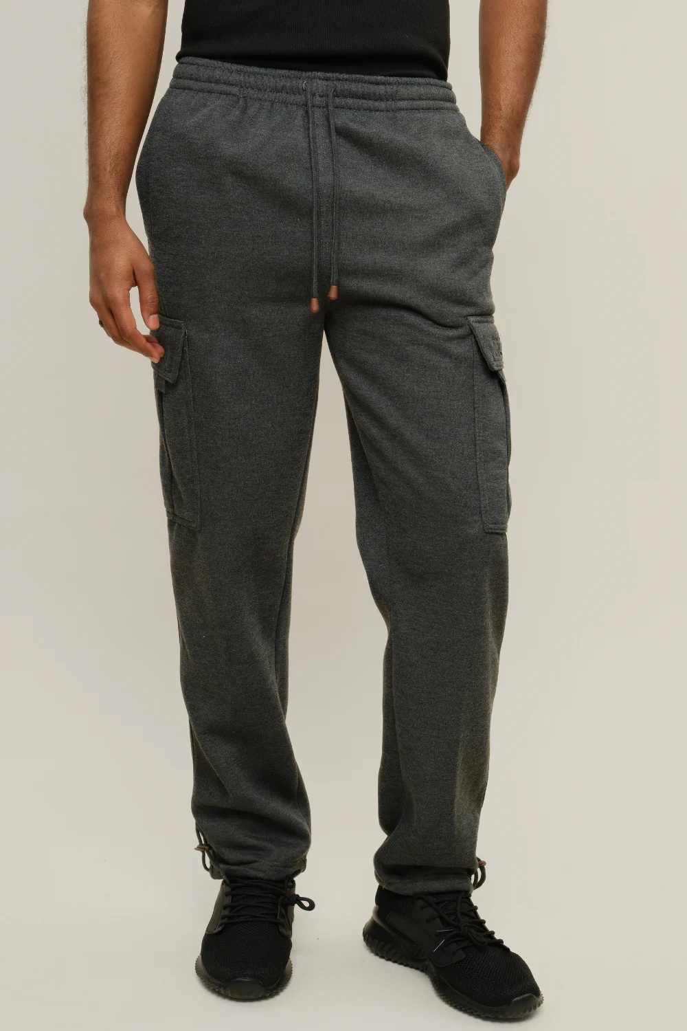 Fleece Heavyweight Cargo Sweat Pants - Image 3