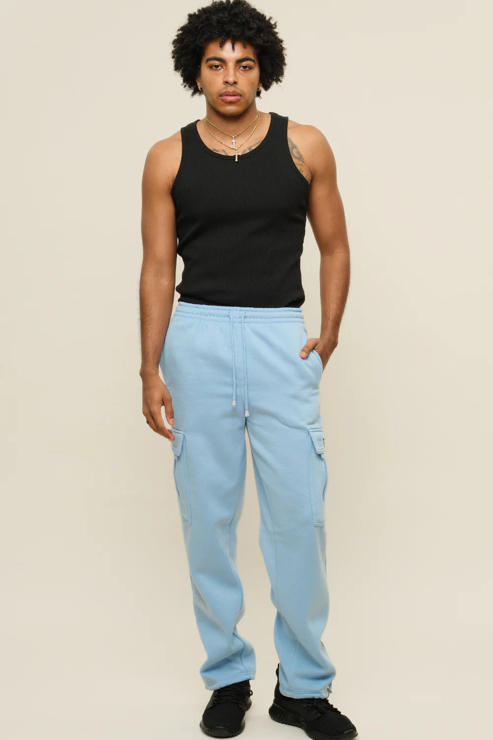 Fleece Heavyweight Cargo Sweat Pants - Image 40