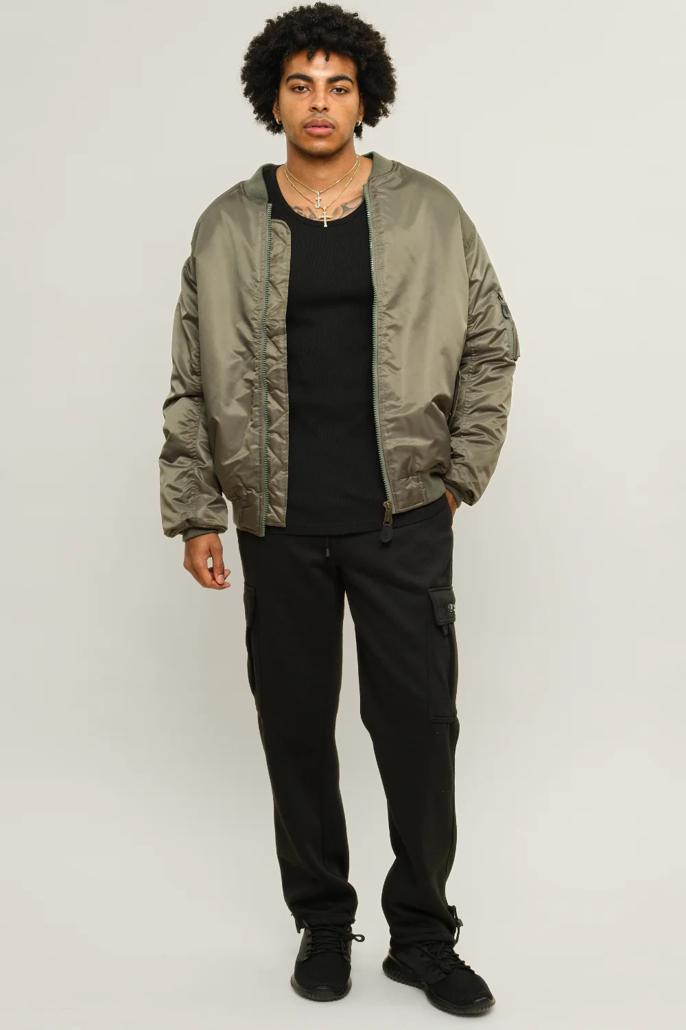 Fleece Heavyweight Cargo Sweat Pants - Image 7