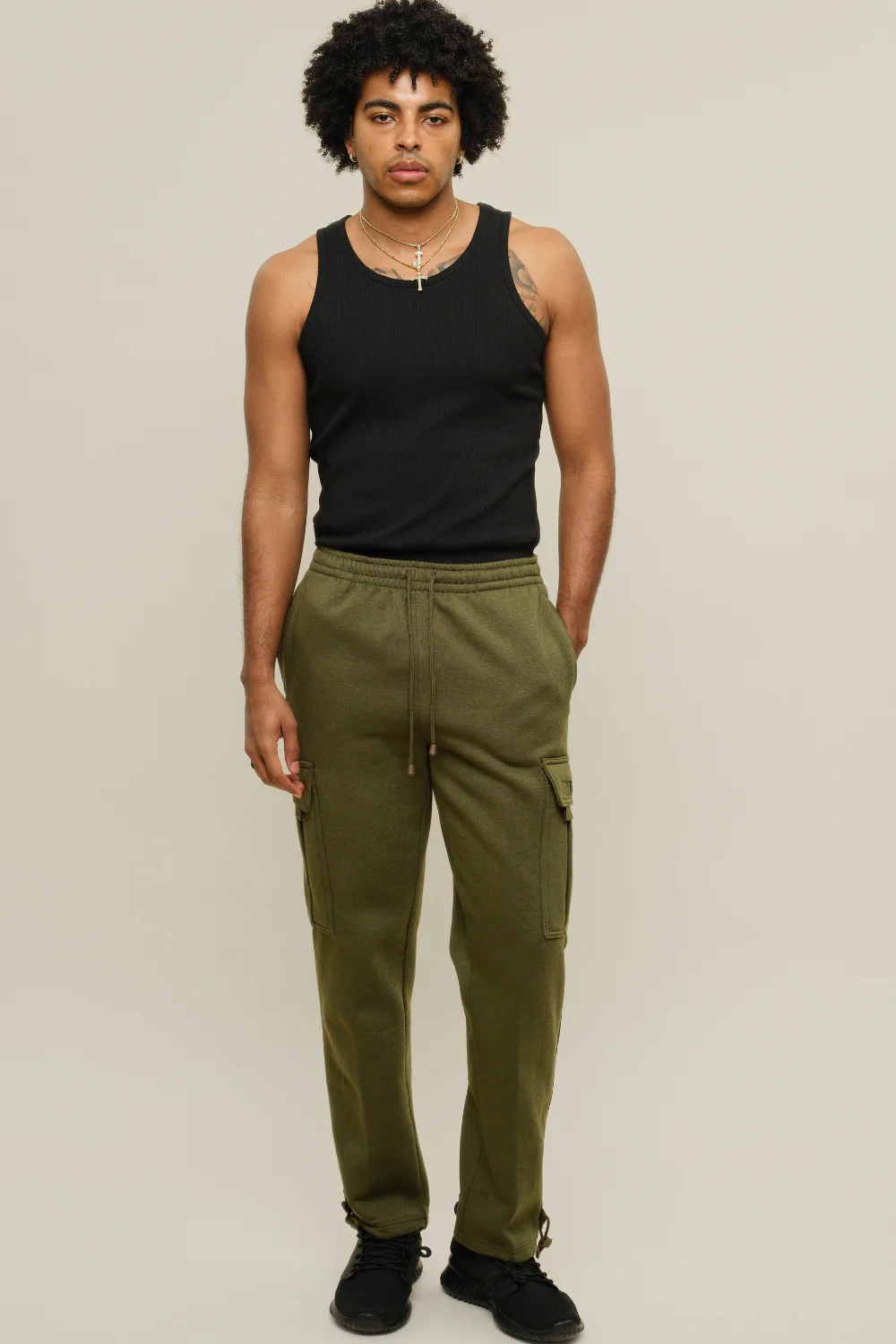 Neon Fleece Heavyweight Cargo Sweat Pants - Image 20