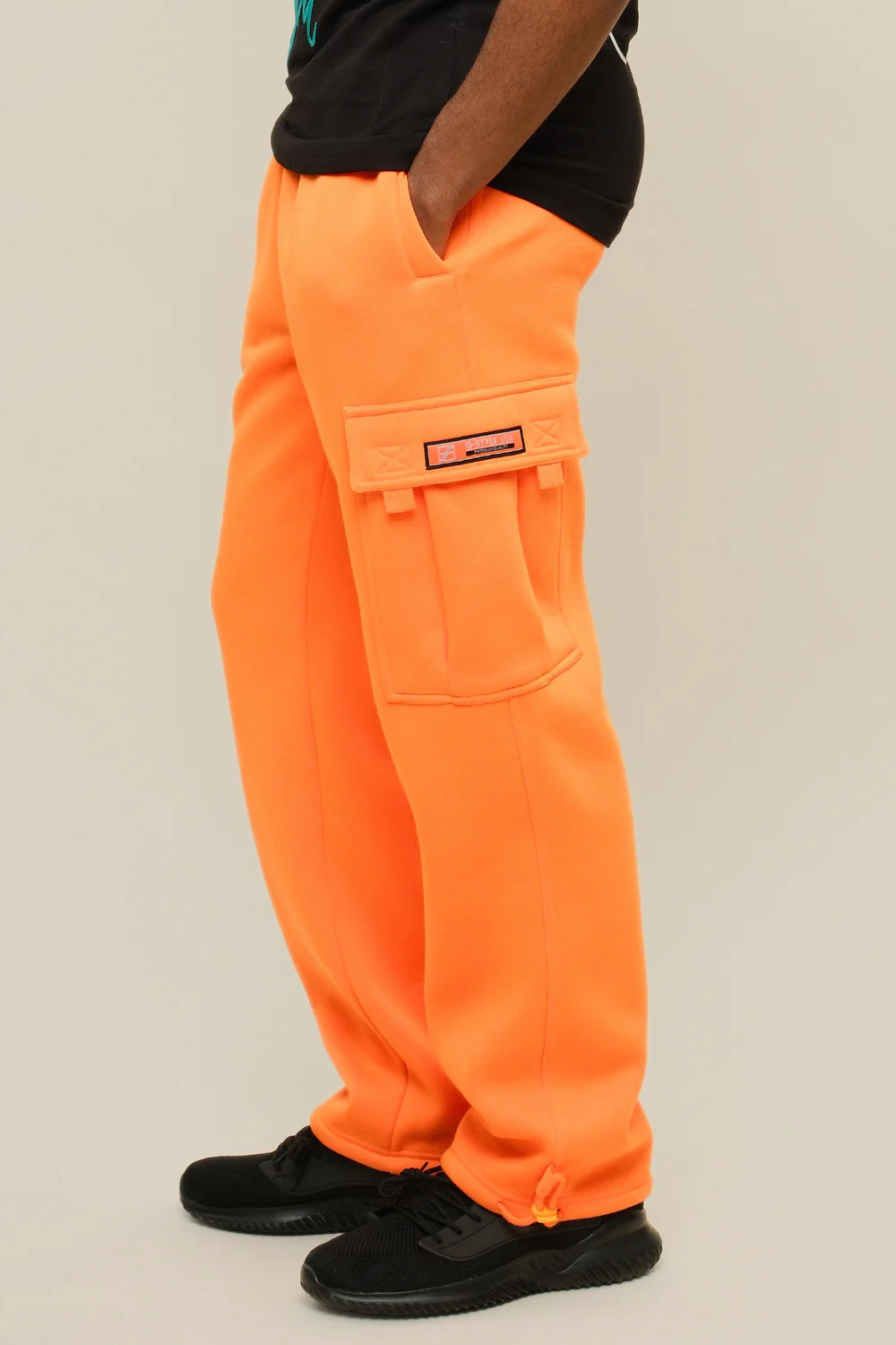 Neon Fleece Heavyweight Cargo Sweat Pants - Image 3